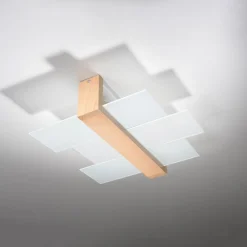 Best MyMobel Sollux Lámpara de techo FENIKS 2 madera natural