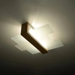 Best MyMobel Sollux Lámpara de techo FENIKS 2 madera natural
