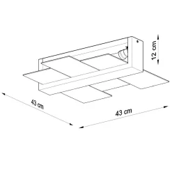 Best MyMobel Sollux Lámpara de techo FENIKS 2 madera natural