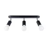 Clearance MyMobel Sollux Lámpara de techo FORNES 3 negro