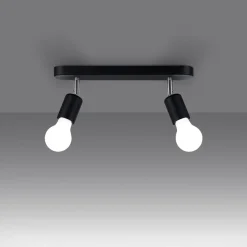 Best MyMobel Sollux Lámpara de techo FORNES 2 negro