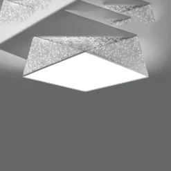 New MyMobel Sollux Lámpara de techo HEXA 45 plata