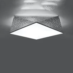New MyMobel Sollux Lámpara de techo HEXA 45 plata