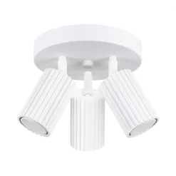 Hot MyMobel Sollux Lámpara de techo KARBON 3P blanca N/A