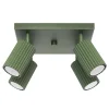 Fashion MyMobel Sollux Lámpara de techo KARBON 4 verde oliva N/A