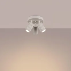 Best MyMobel Sollux Lámpara de techo KARBON 3P beige N/A