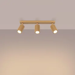 New MyMobel Sollux Lámpara de techo KARBON 3L oro N/A