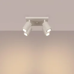 Discount MyMobel Sollux Lámpara de techo KARBON 4 beige N/A