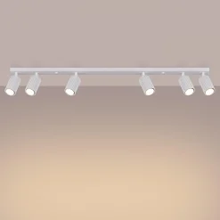 Outlet MyMobel Sollux Lámpara de techo KARBON 6L blanca N/A