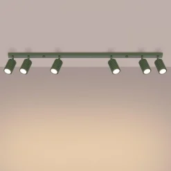 Outlet MyMobel Sollux Lámpara de techo KARBON 6L verde oliva N/A