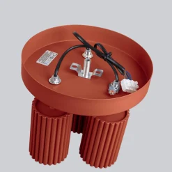 Clearance MyMobel Sollux Lámpara de techo KARBON 3P rojo ocre N/A