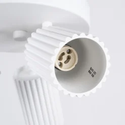 Hot MyMobel Sollux Lámpara de techo KARBON 3P blanca N/A