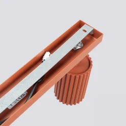 Outlet MyMobel Sollux Lámpara de techo KARBON 4L rojo ocre N/A