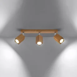 New MyMobel Sollux Lámpara de techo KEKE 3 roble