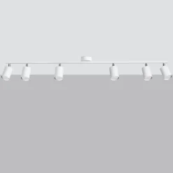 Discount MyMobel Sollux Lámpara de techo LEMMI 6L blanca