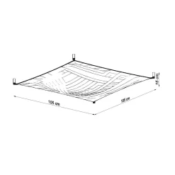 Clearance MyMobel Sollux Lámpara de techo LUNA 2 blanca 3000K