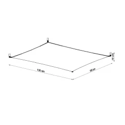 Hot MyMobel Sollux Lámpara de techo LUNA 3 blanca 3000K
