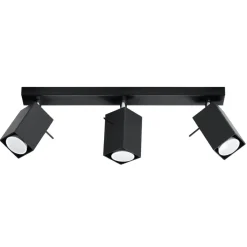 Discount MyMobel Sollux Lámpara de techo MERIDA 3 negra