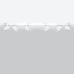 Clearance MyMobel Sollux Lámpara de techo MERIDA 6L blanca