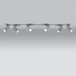 Clearance MyMobel Sollux Lámpara de techo MERIDA 6L blanca
