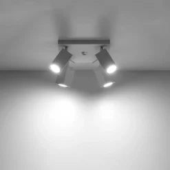 Outlet MyMobel Sollux Lámpara de techo MERIDA 4 blanca