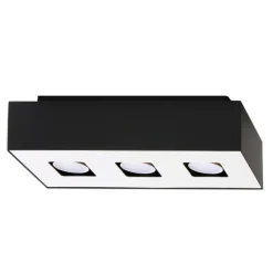 Discount MyMobel Sollux Lámpara de techo MONO 3 negra