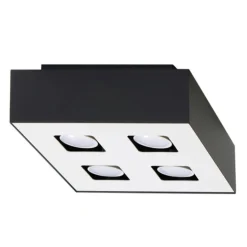 Clearance MyMobel Sollux Lámpara de techo MONO 4 negra