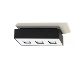 Discount MyMobel Sollux Lámpara de techo MONO 3 negra