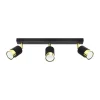 New MyMobel Sollux Lámpara de techo NERO 3 negro/dorado