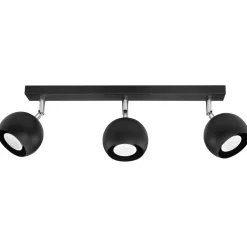 Hot MyMobel Sollux Lámpara de techo OCULARE 3 negro