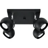 Clearance MyMobel Sollux Lámpara de techo OCULARE 4 negro
