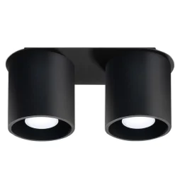 Hot MyMobel Sollux Lámpara de techo ORBIS 2 negro