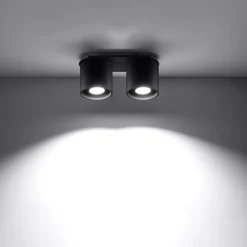Hot MyMobel Sollux Lámpara de techo ORBIS 2 negro