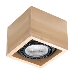 New MyMobel Sollux Lámpara de techo QUATRO 1 madera natural