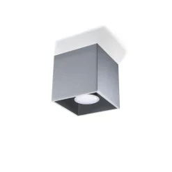 Online MyMobel Sollux Lámpara de techo QUAD 1 gris