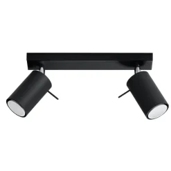 Clearance MyMobel Sollux Lámpara de techo RING 2 negra
