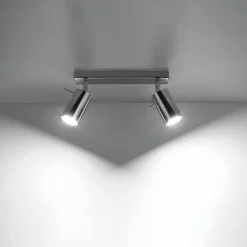 Clearance MyMobel Sollux Lámpara de techo RING 2 cromo