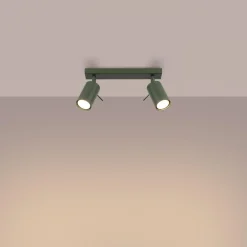 Best MyMobel Sollux Lámpara de techo RING 2 verde oliva N/A