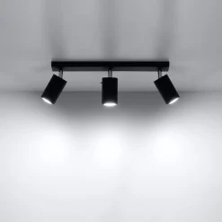 Outlet MyMobel Sollux Lámpara de techo RING 3 negra