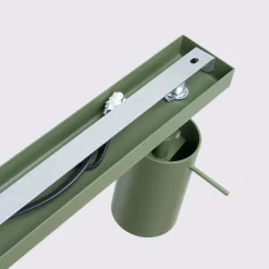Fashion MyMobel Sollux Lámpara de techo RING 6L verde oliva N/A