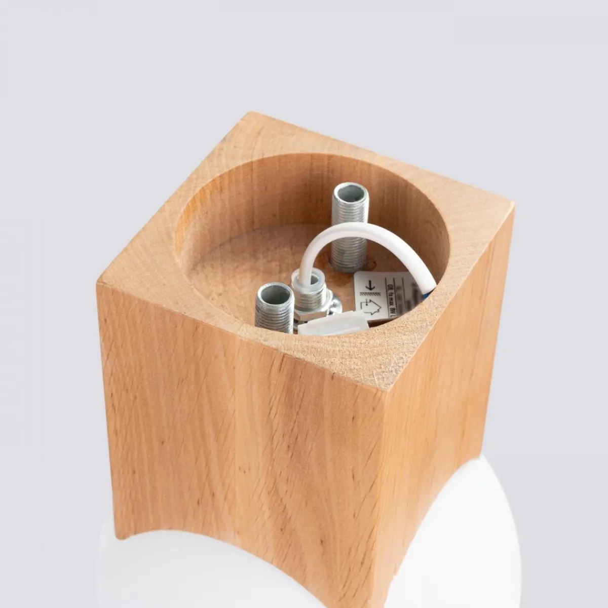 Hot MyMobel Sollux Lámpara de techo SOLIS madera natural N/A
