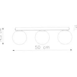 Best MyMobel Sollux Lámpara de techo YOLI 3 blanca