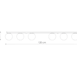 Outlet MyMobel Sollux Lámpara de techo YOLI 6 negra