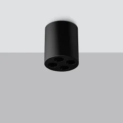 Hot MyMobel Sollux Lámpara de techo ZOE negro LED 4000K