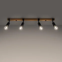 Best MyMobel Sollux Lámpara de techo ZUCA 4 negra