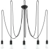 Sale MyMobel Sollux Lámpara EDISON 5 negra