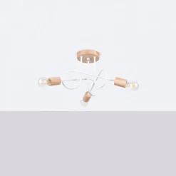 Hot MyMobel Sollux Lámpara EMBER 3 blanca N/A