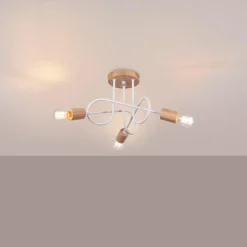 Hot MyMobel Sollux Lámpara EMBER 3 blanca N/A