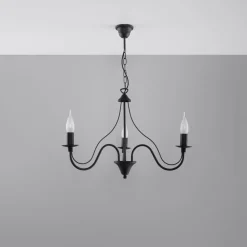 New MyMobel Sollux Lámpara MINERWA 3 negra