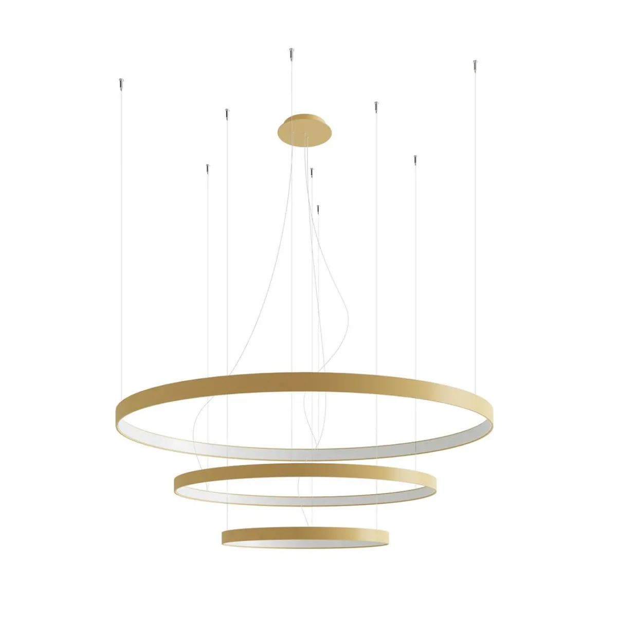 Best MyMobel Sollux Lámpara RIO 3 55/78/110 dorada LED 3000K 3000K